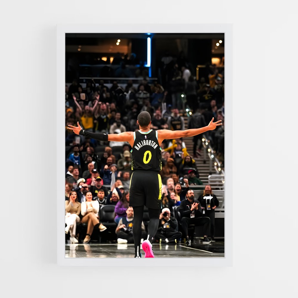 Poster Dunk en Rose – affiche Basketball (vue 3)